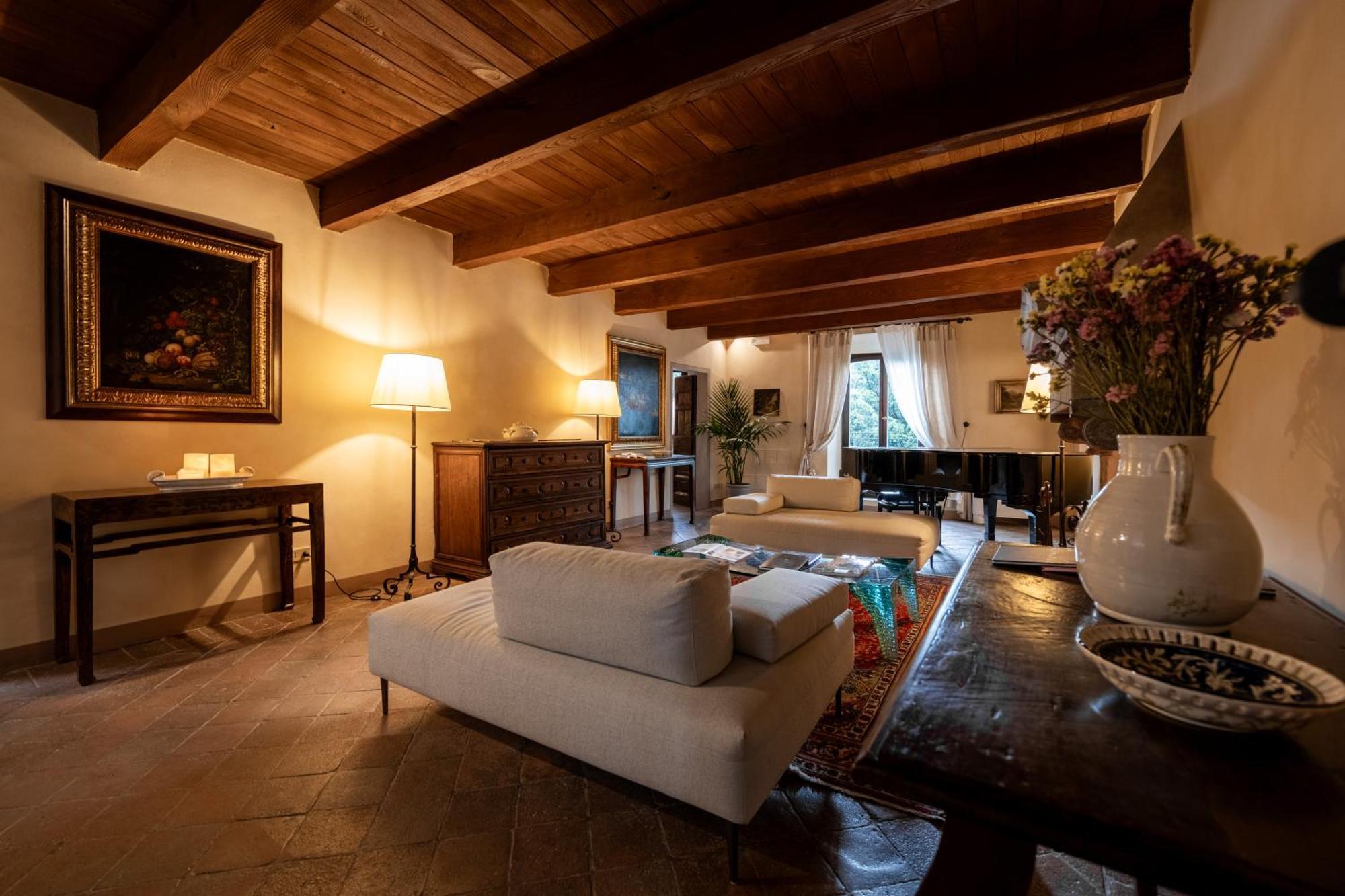 Palazzo Viviani Castello Di Montegridolfo Hotell Exteriör bild